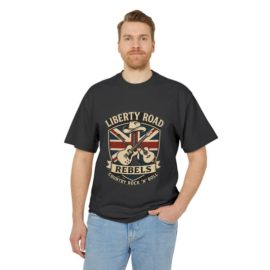 Liberty Road Rebels Britannia Tee Vintage Rock-Inspired Unisex Heavy T-Shirt