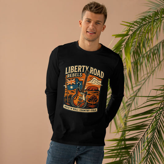 Liberty Road Rebels Australiana Long Sleeve Tee T-Shirt