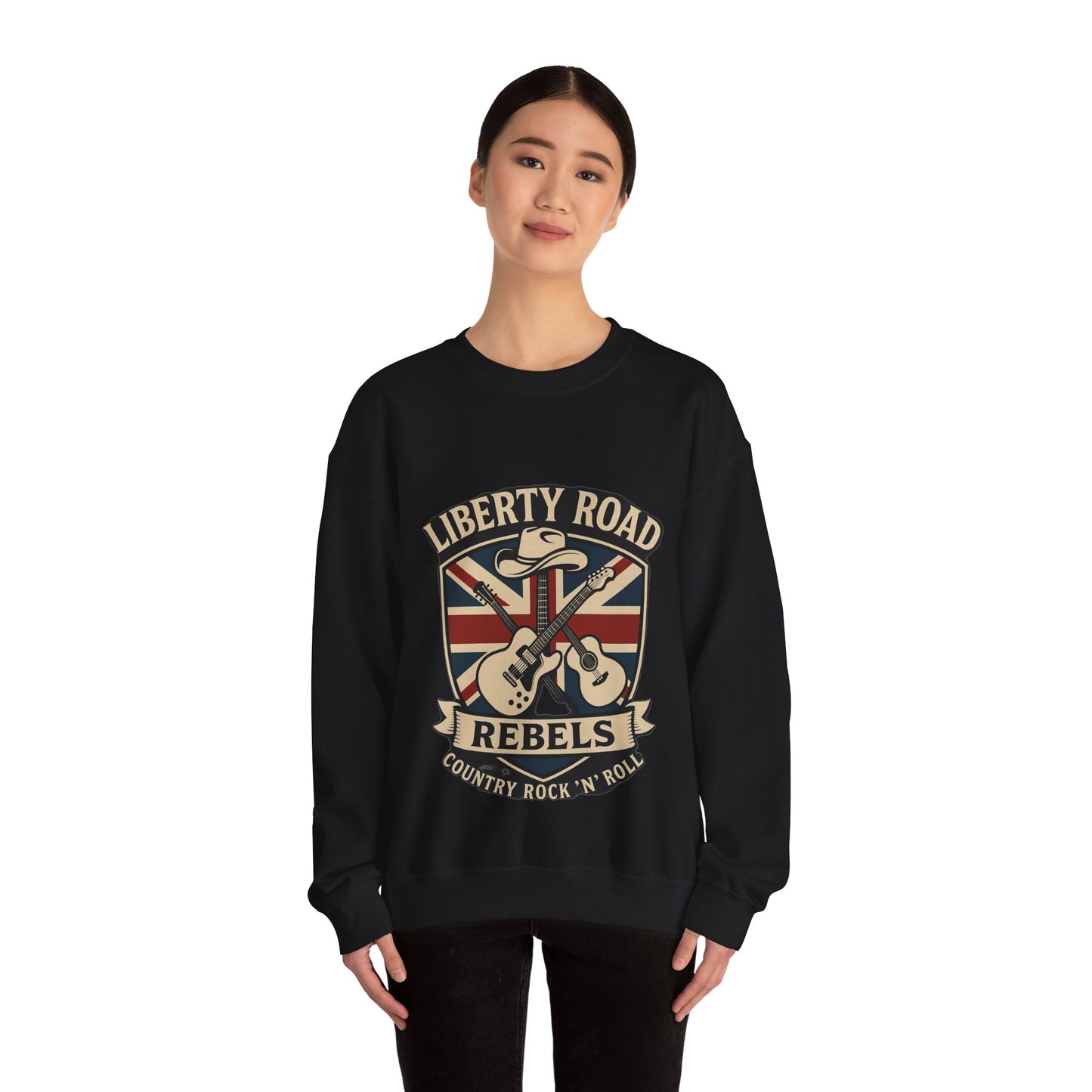 Liberty Road Rebels Britannia Sweatshirt Unisex Crewneck Longsleeve T-Shirt