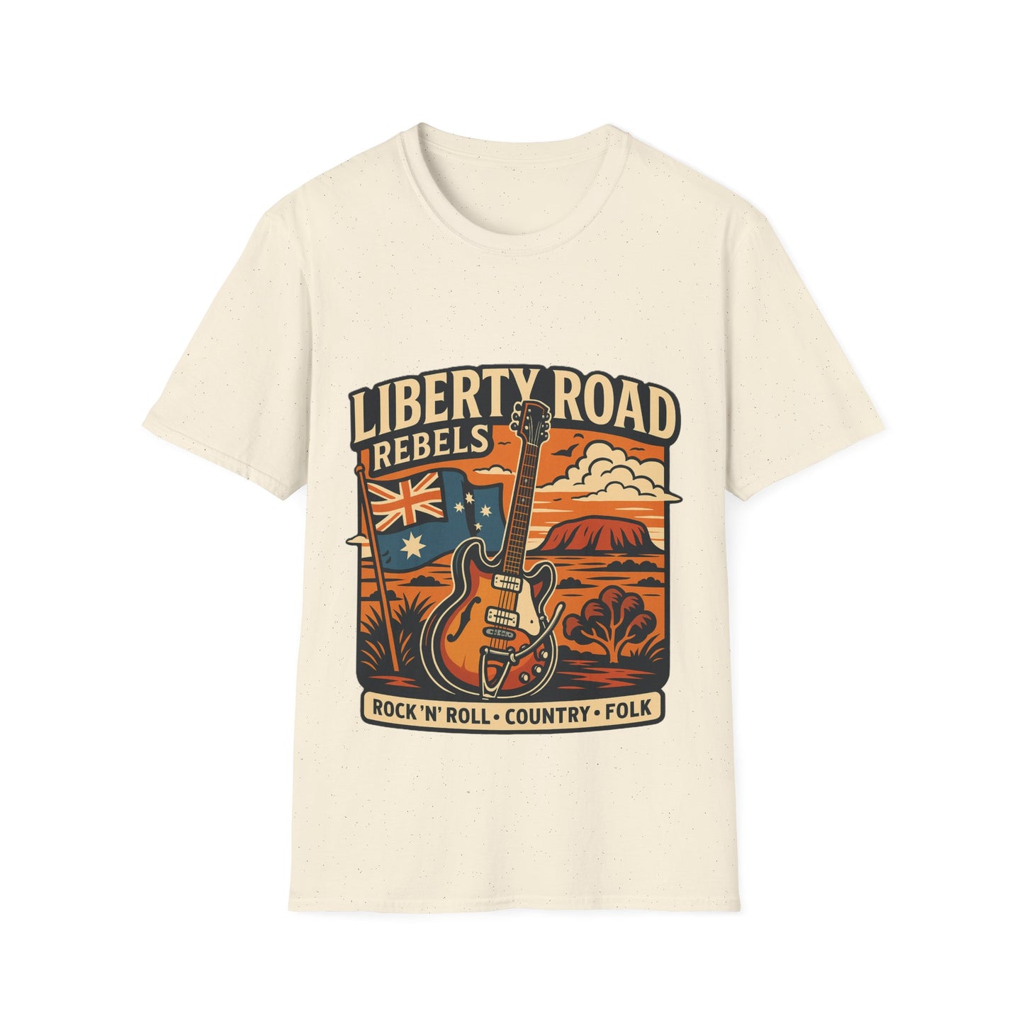 Liberty Road Rebels Australiana T-Shirt Unisex Graphic Tee