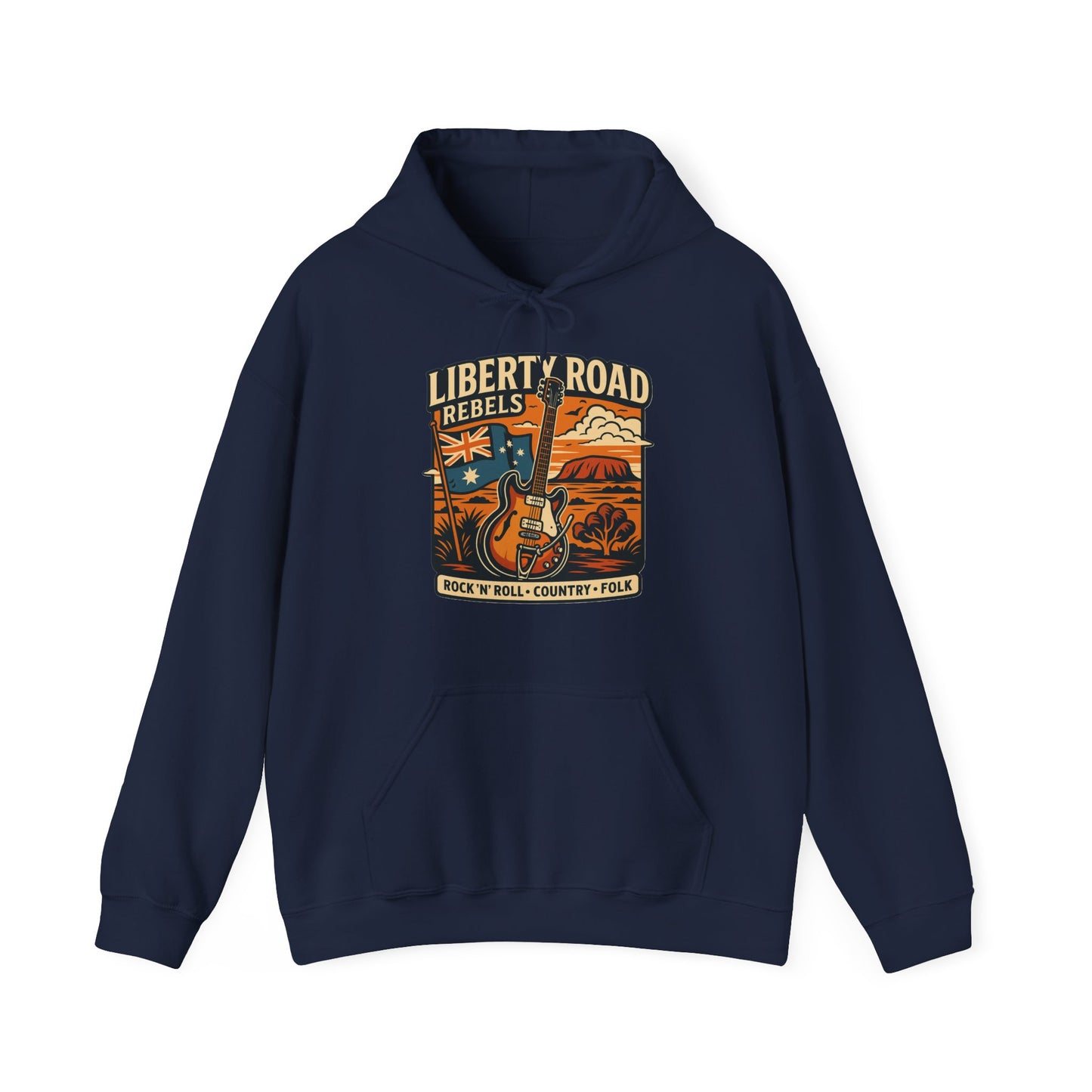 Liberty Road Rebels Australiana Hoodie