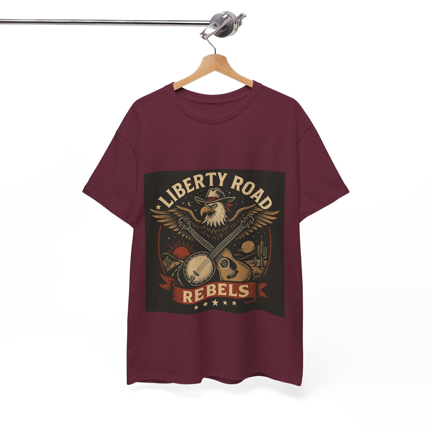 Liberty Road Rebels Vintage Americana Style Tee Unisex T-Shirt