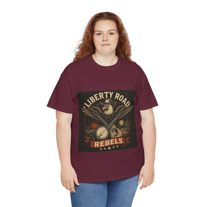 Liberty Road Rebels Vintage Americana Style Tee Unisex T-Shirt