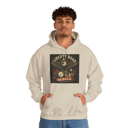Liberty Road Rebels Vintage Americana Style Sweatshirt Unisex Hoodie