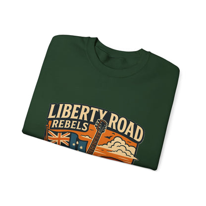 Liberty Road Rebels Australiana Cozy Crewneck Sweatshirt
