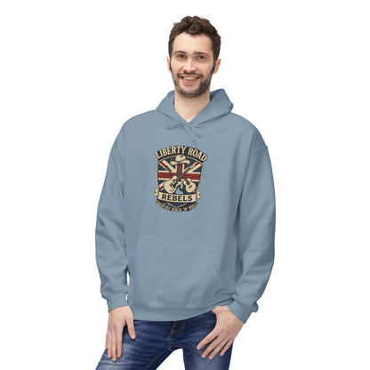 Liberty Road Rebels Britannia Fleece Hoodie Unisex Sweatshirt