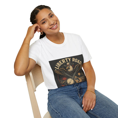 Liberty Road Rebels Vintage Americana Style T-Shirt