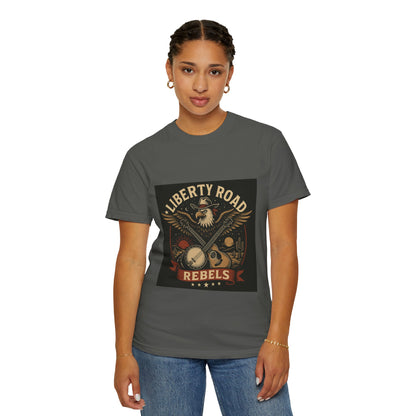 Liberty Road Rebels Vintage Americana Style Tee T-Shirt