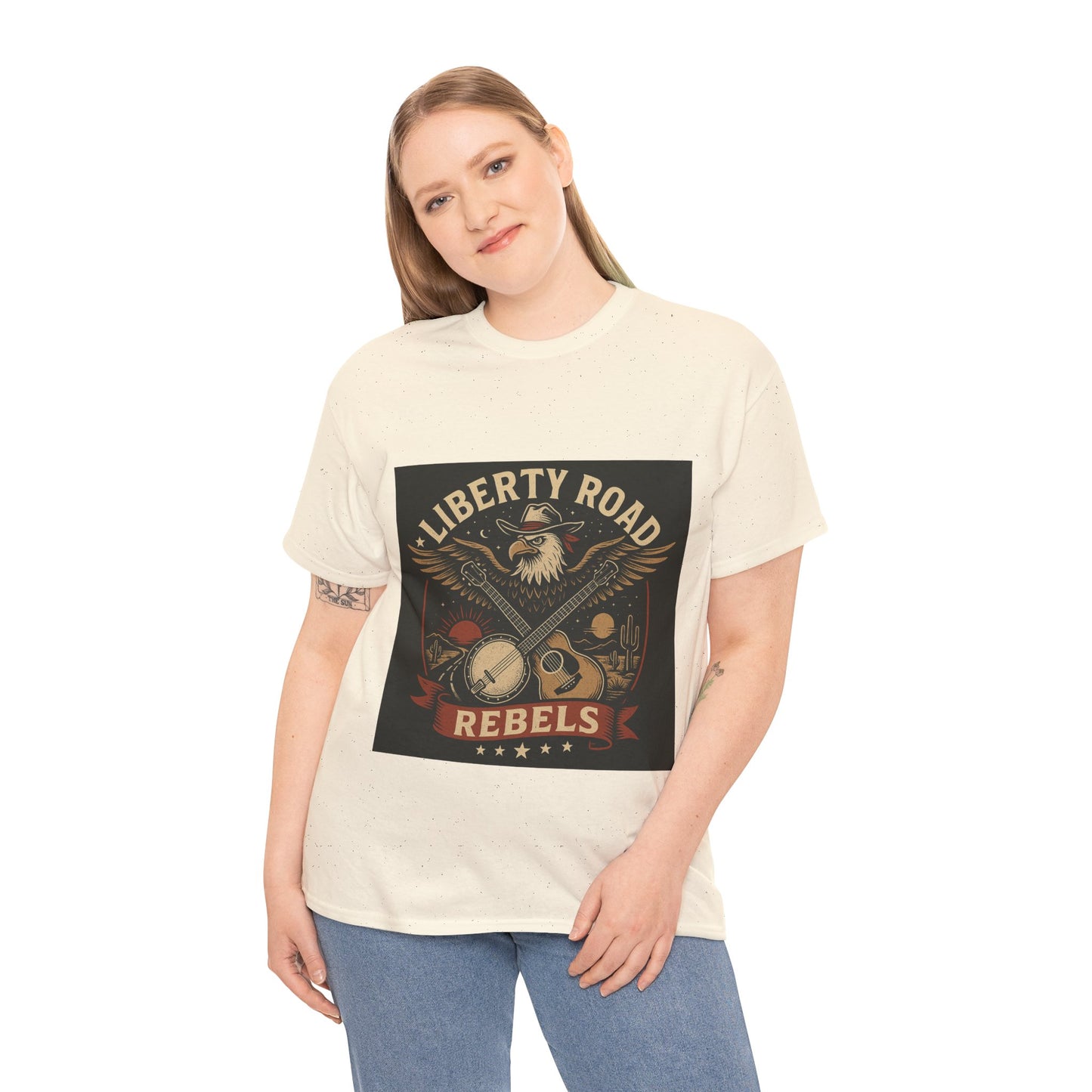 Liberty Road Rebels Vintage Americana Style Tee Unisex T-Shirt
