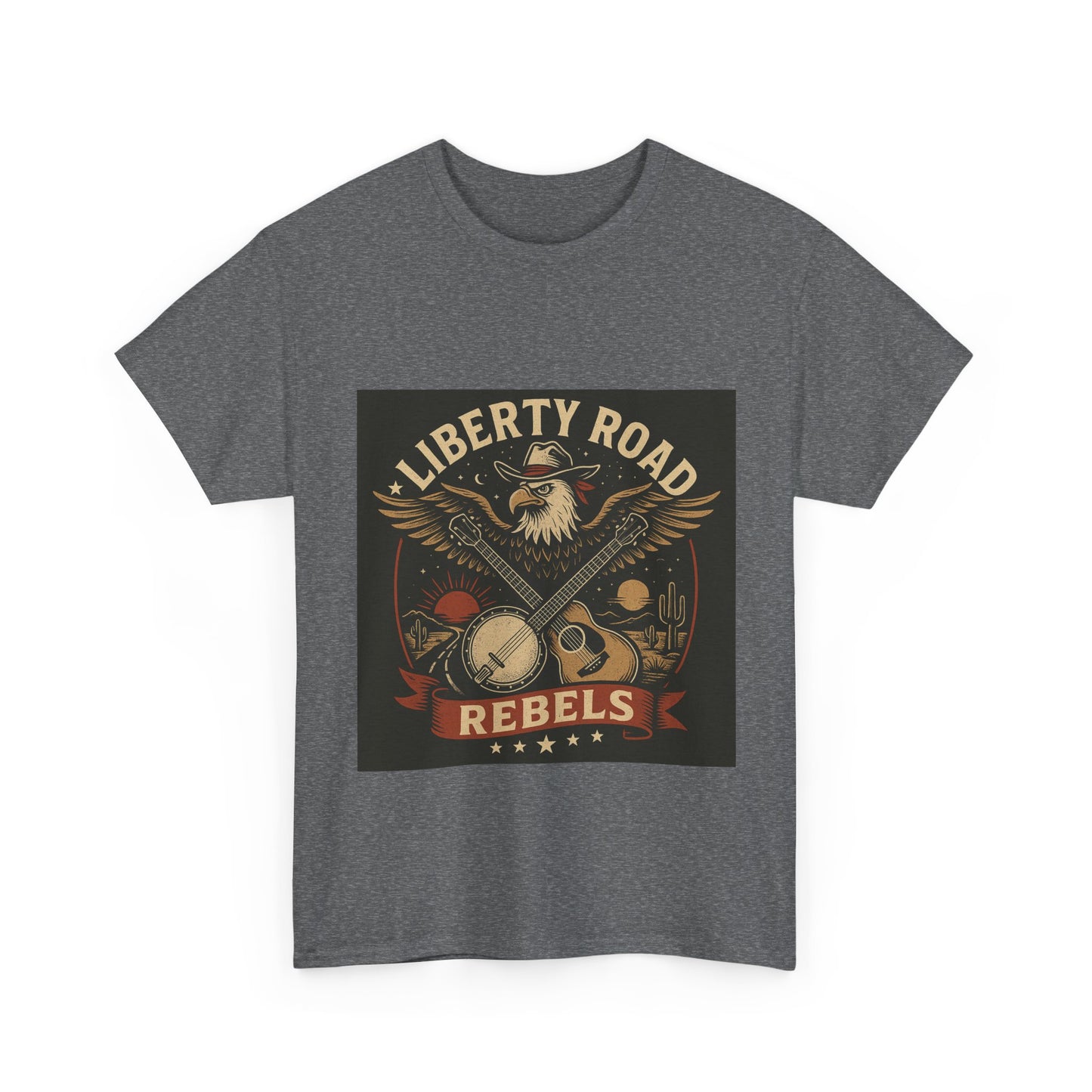 Liberty Road Rebels Vintage Americana Style Tee Unisex T-Shirt
