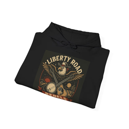 Liberty Road Rebels Vintage Americana Style Sweatshirt Unisex Hoodie