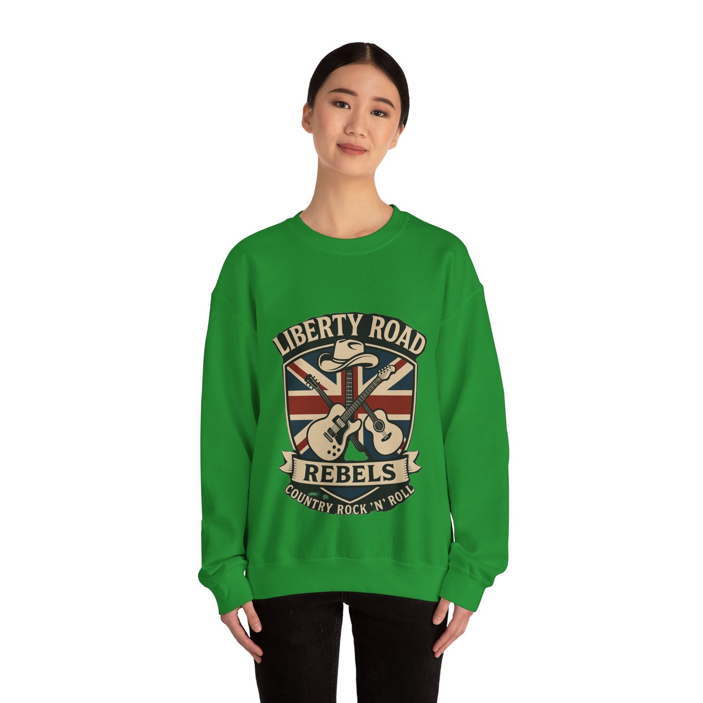 Liberty Road Rebels Britannia Sweatshirt Unisex Crewneck Longsleeve T-Shirt