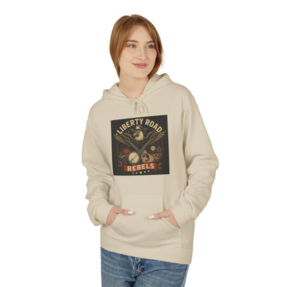 Liberty Road Rebels Vintage Americana Style Soft Fleece Hoodie