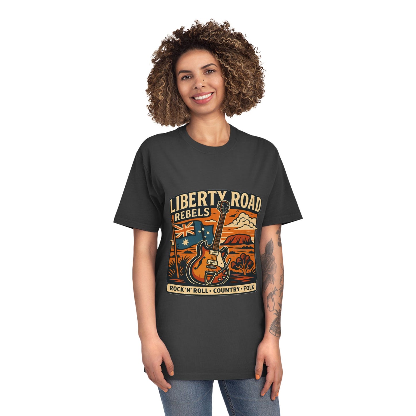 Liberty Road Rebels Australiana Unisex Tee T-Shirt