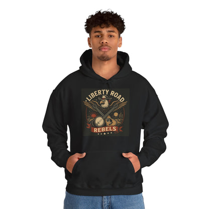 Liberty Road Rebels Vintage Americana Style Sweatshirt Unisex Hoodie