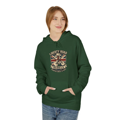 Liberty Road Rebels Britannia Fleece Hoodie Unisex Sweatshirt