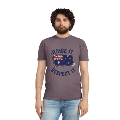 Raise It Respect It Australian Pride Unisex Faded T-Shirt