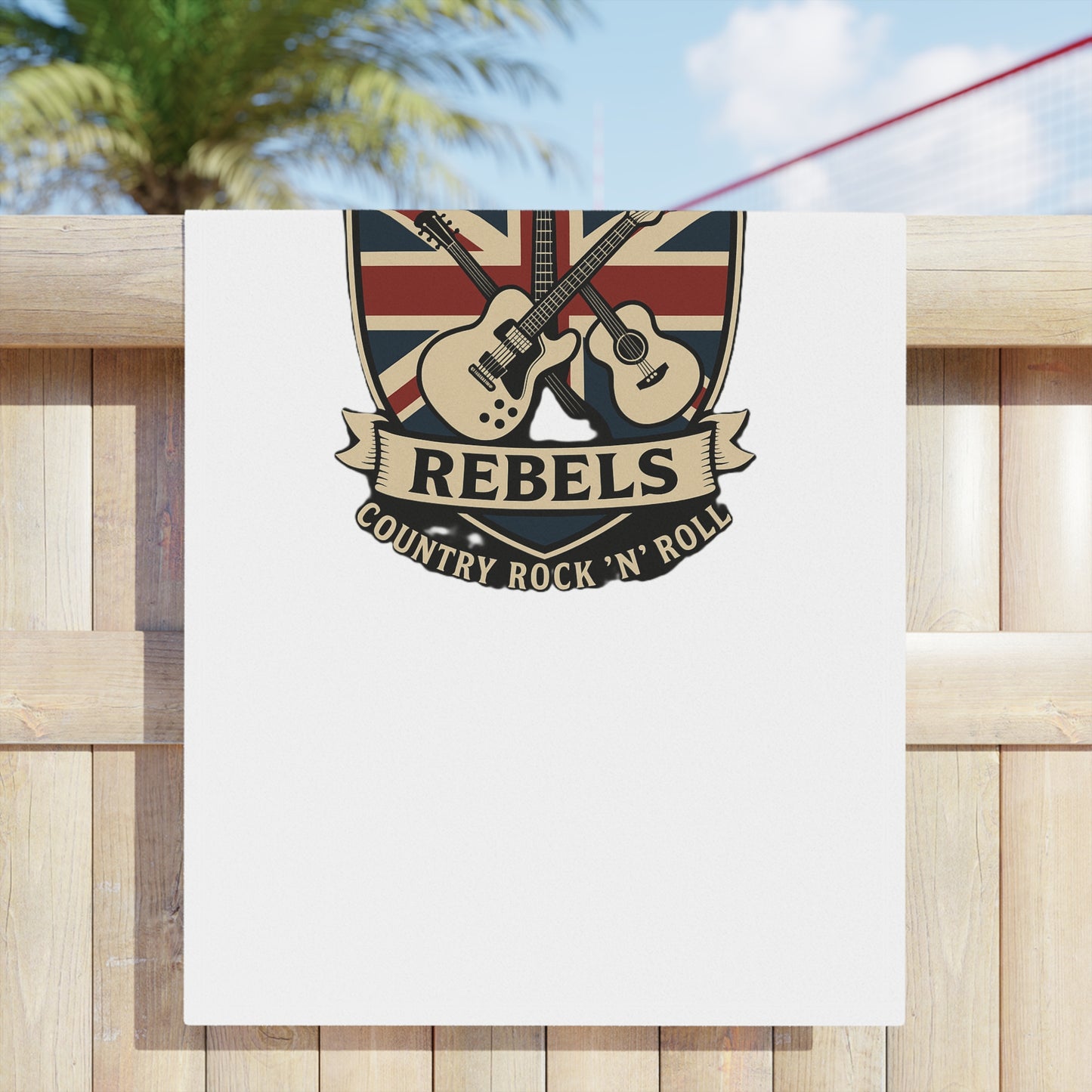 Liberty Road Rebels Britannia Rock 'n' Roll Beach Towels