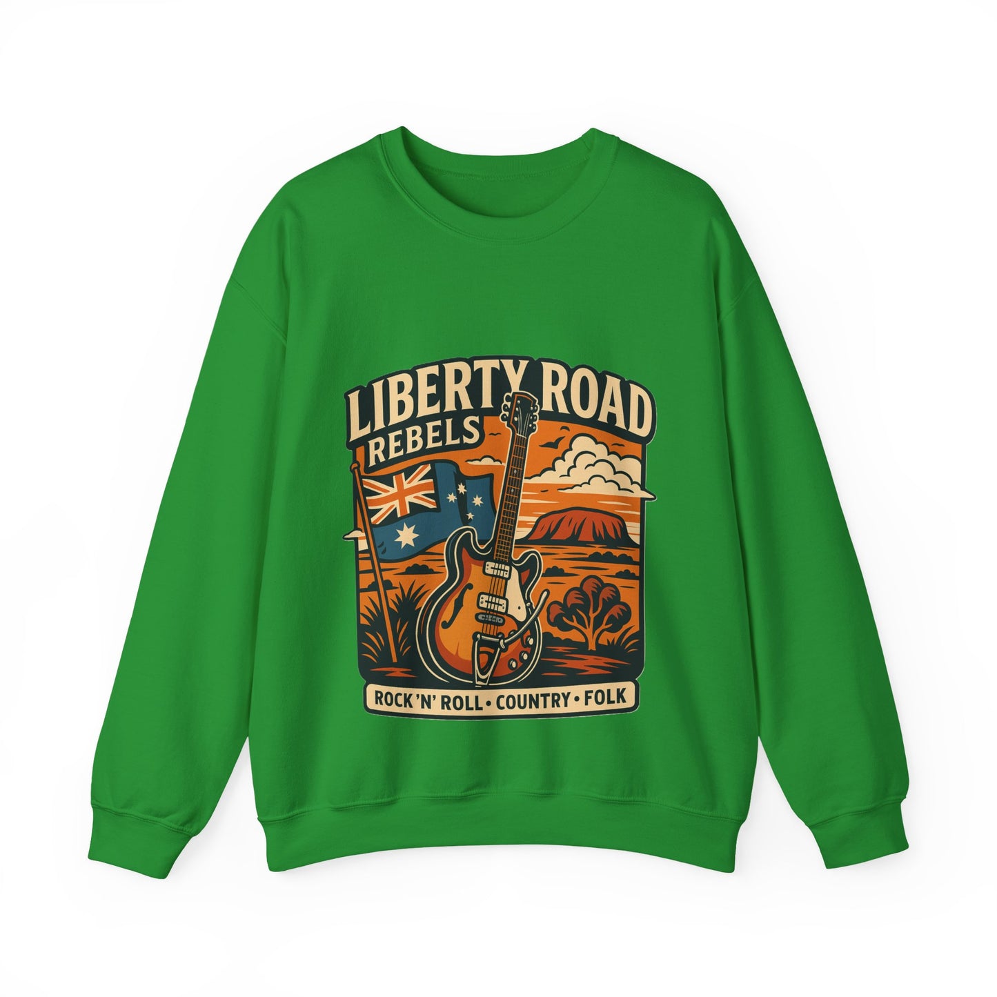 Liberty Road Rebels Australiana Cozy Crewneck Sweatshirt