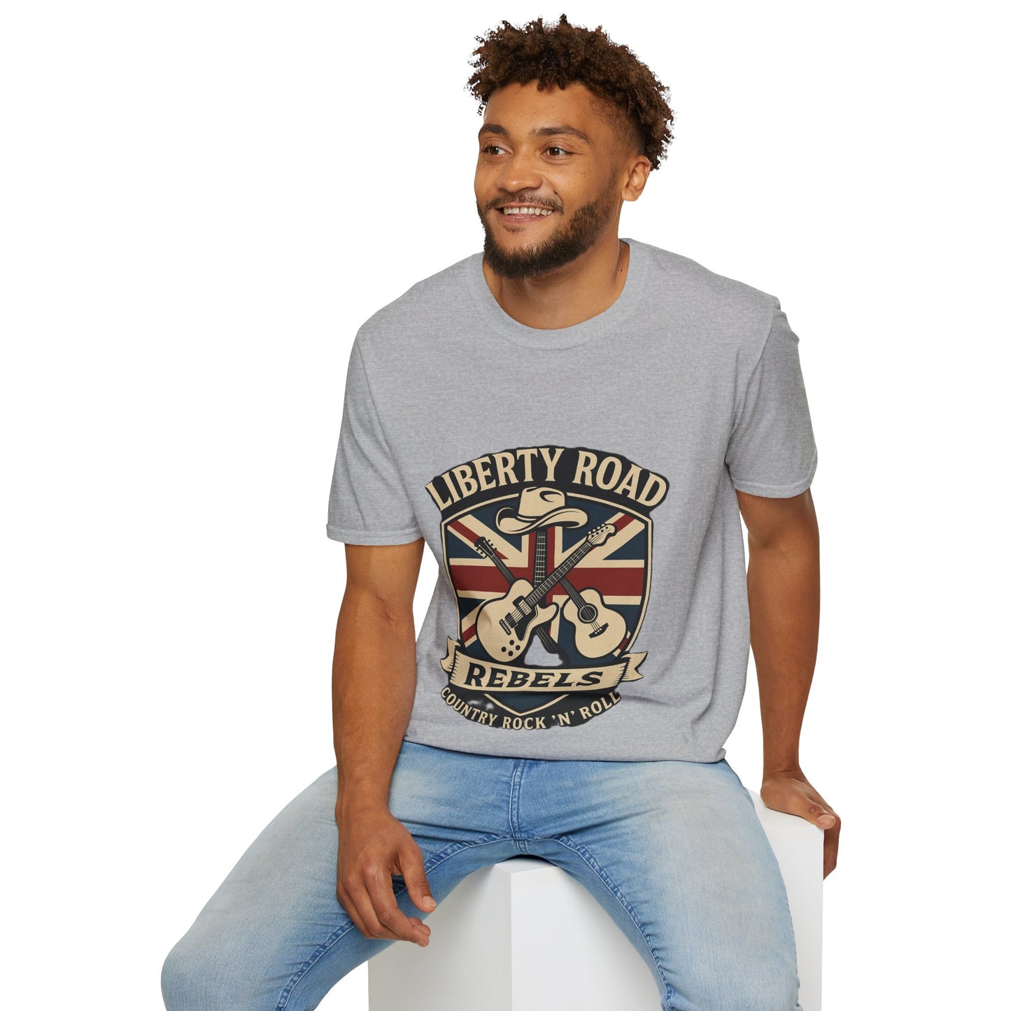 Liberty Road Rebels Britannia T-Shirt  Unisex Softstyle Tee