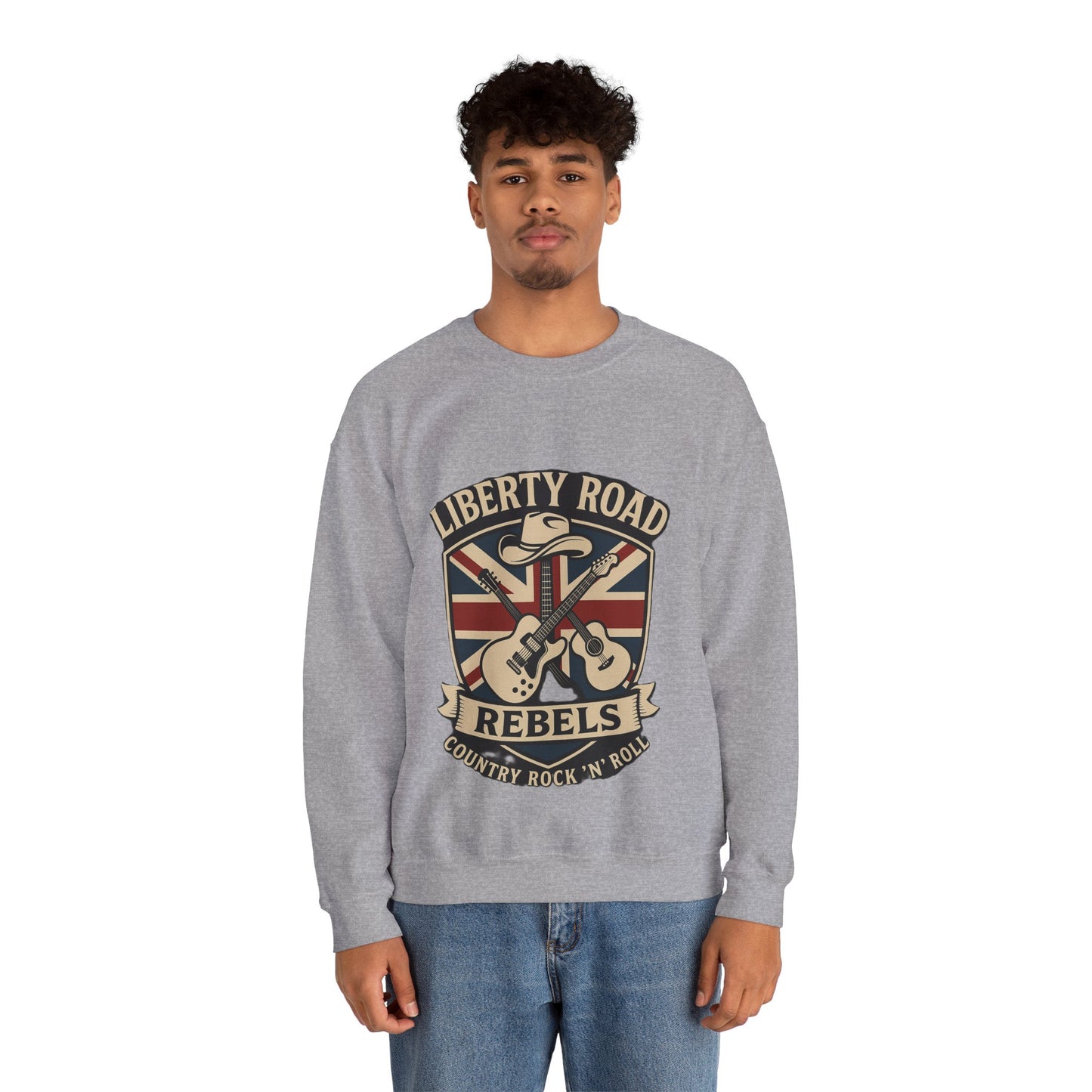 Liberty Road Rebels Britannia Sweatshirt Unisex Crewneck Longsleeve T-Shirt