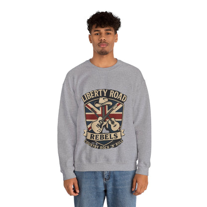Liberty Road Rebels Britannia Sweatshirt Unisex Crewneck Longsleeve T-Shirt