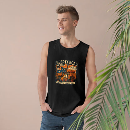 Liberty Road Rebels Australiana Unisex Tank Top Singlet