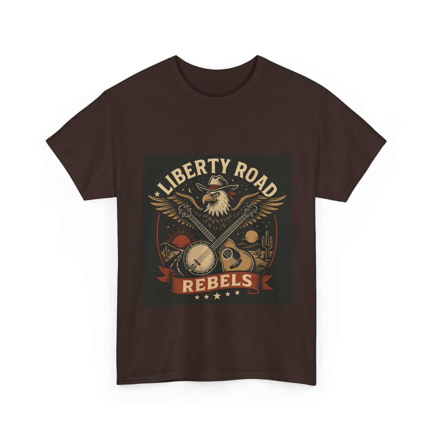 Liberty Road Rebels Vintage Americana Style Tee Unisex T-Shirt