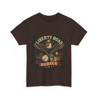 Liberty Road Rebels Vintage Americana Style Tee Unisex T-Shirt