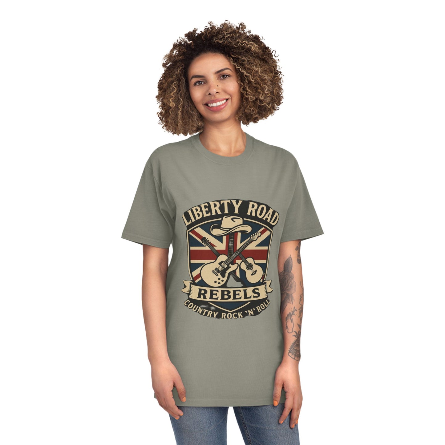 Liberty Road Rebels Britannia Unisex T-Shirt Vintage Tee