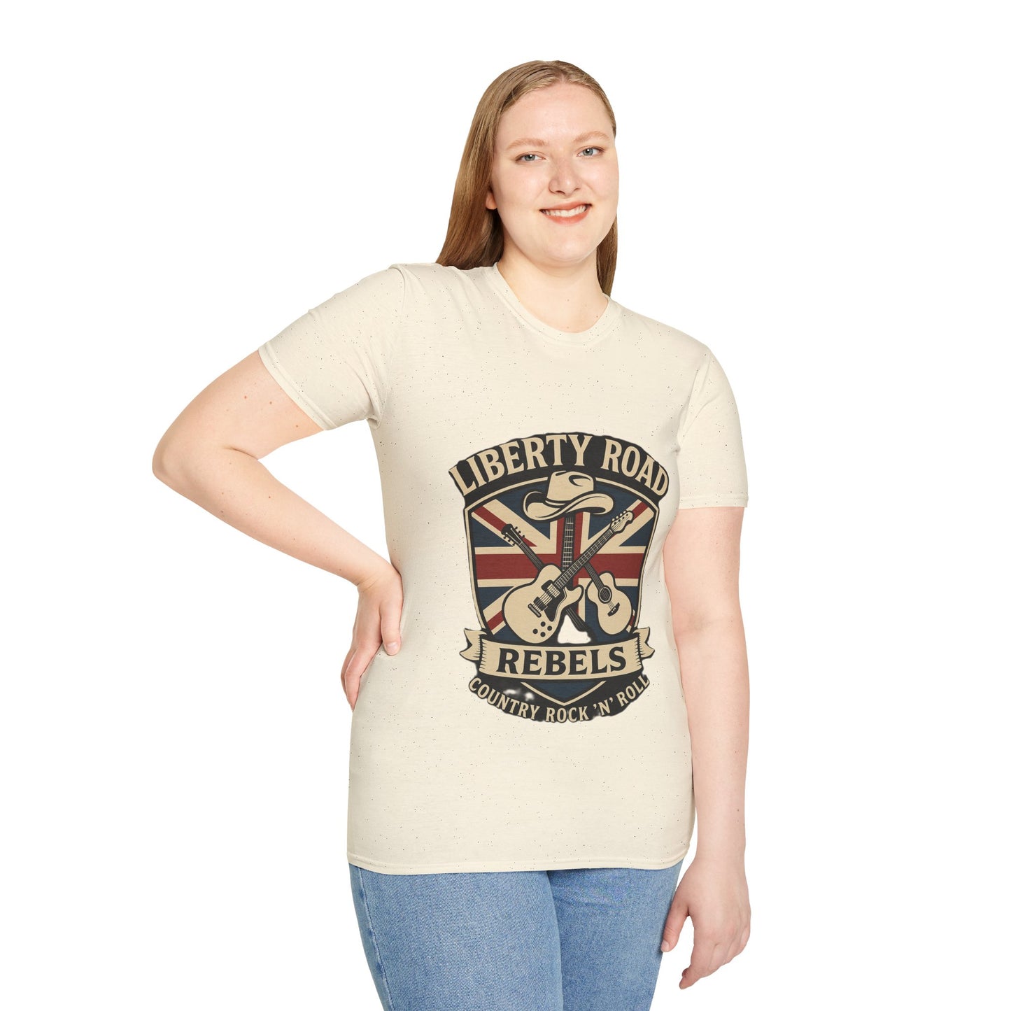 Liberty Road Rebels Britannia T-Shirt  Unisex Softstyle Tee