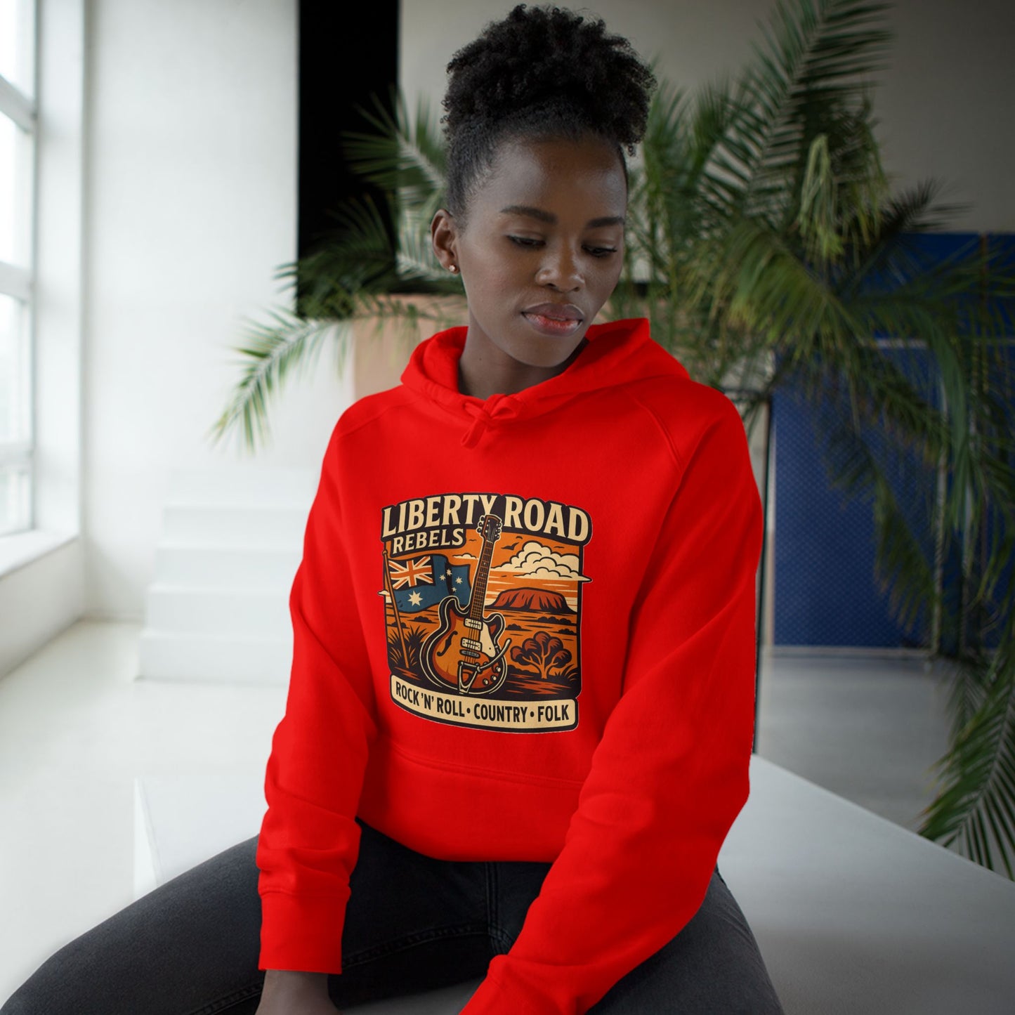 Liberty Road Rebels Vintage Australiana Hoodie