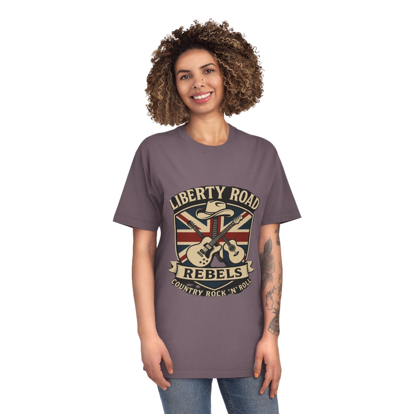 Liberty Road Rebels Britannia Unisex T-Shirt Vintage Tee