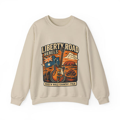 Liberty Road Rebels Australiana Cozy Crewneck Sweatshirt