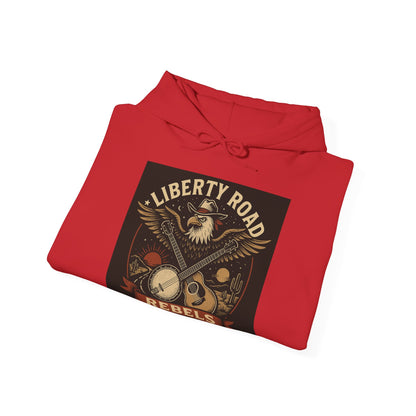 Liberty Road Rebels Vintage Americana Style Sweatshirt Unisex Hoodie