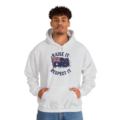 Raise It Respect It Aussie Flag Pride Unisex Sweatshirt