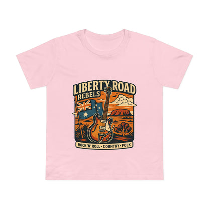 Liberty Road Rebels Vintage Australiana Rock 'n' Roll Tee T-Shirt