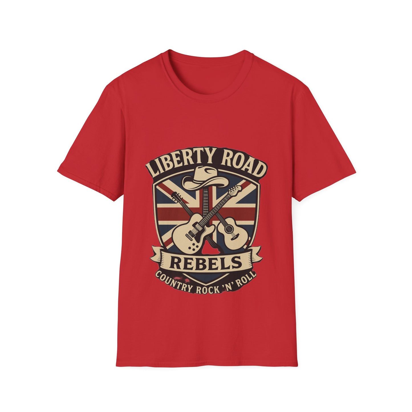 Liberty Road Rebels Britannia T-Shirt  Unisex Softstyle Tee
