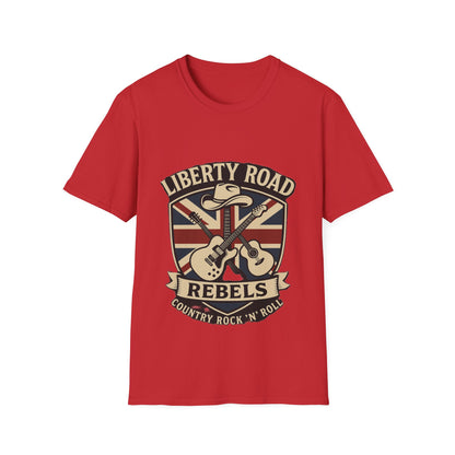 Liberty Road Rebels Britannia T-Shirt  Unisex Softstyle Tee