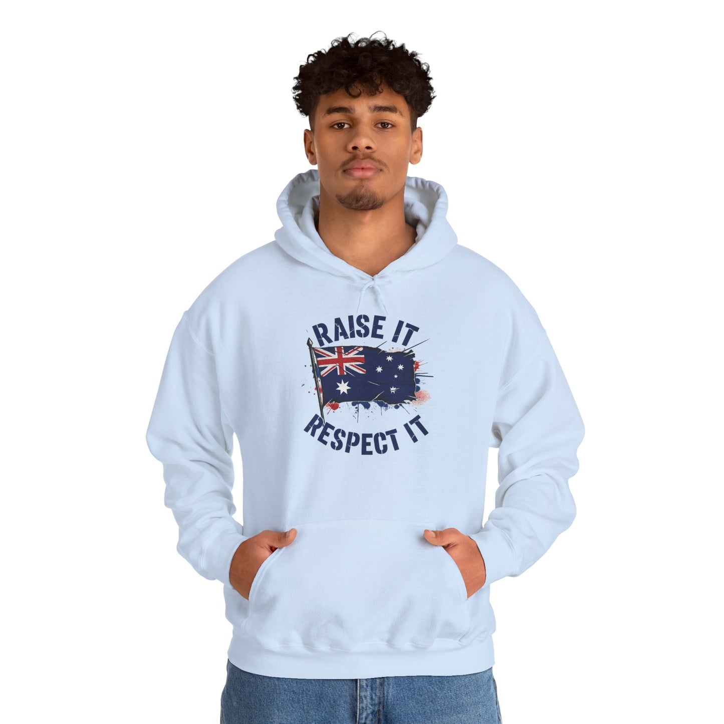 Raise It Respect It Aussie Flag Pride Unisex Sweatshirt