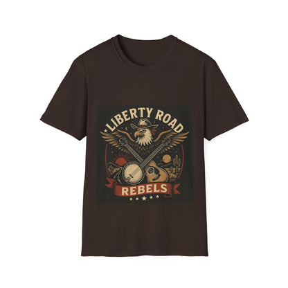 Liberty Road Rebels Vintage Americana Style T-Shirt