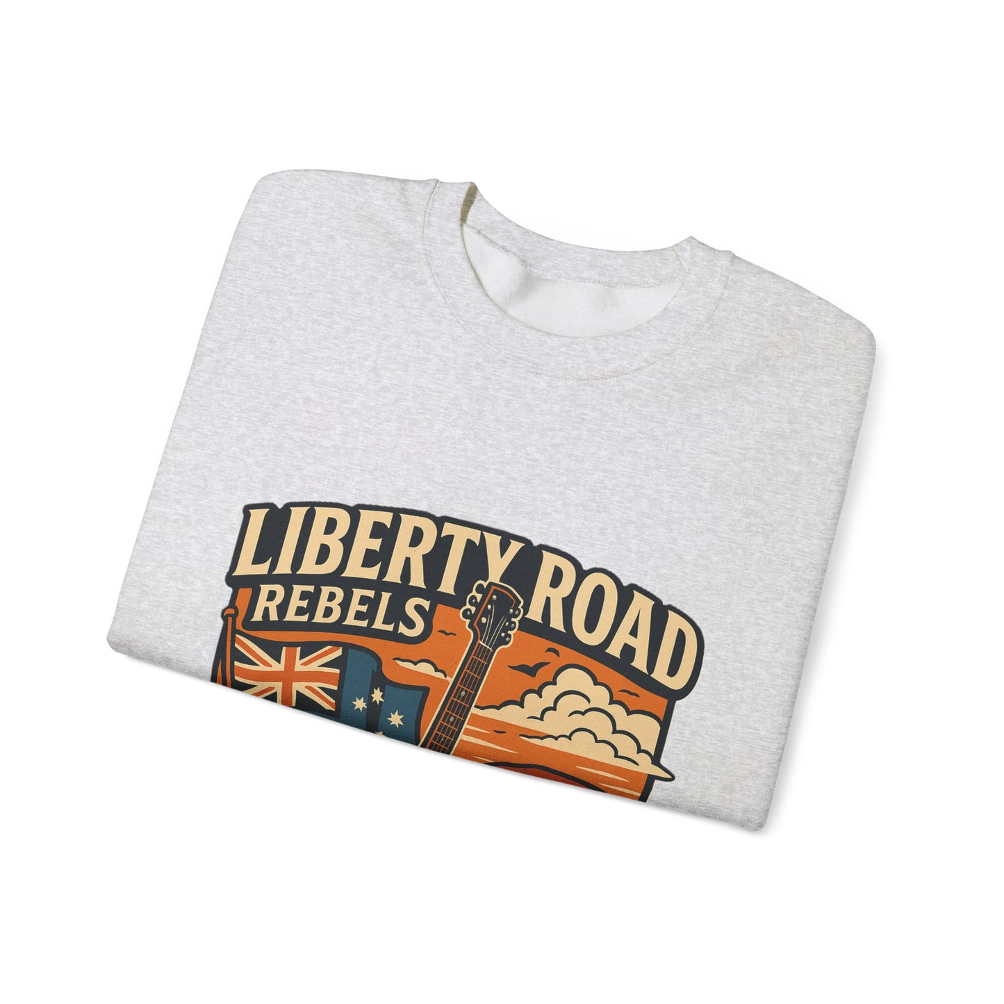 Liberty Road Rebels Australiana Cozy Crewneck Sweatshirt