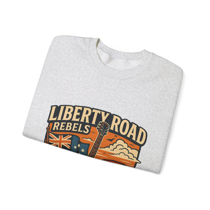 Liberty Road Rebels Australiana Cozy Crewneck Sweatshirt