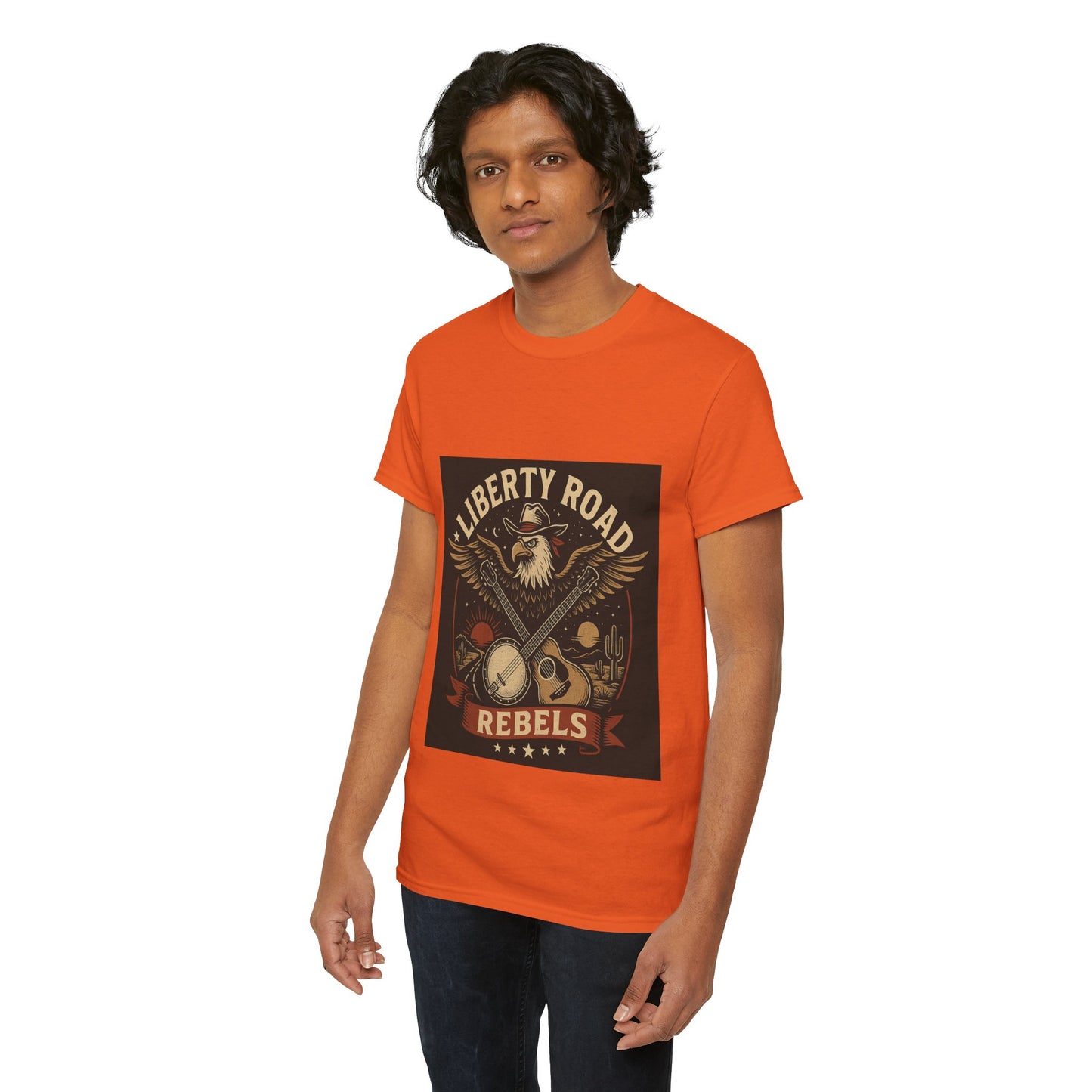 Liberty Road Rebels Vintage Americana Style Tee Unisex T-Shirt