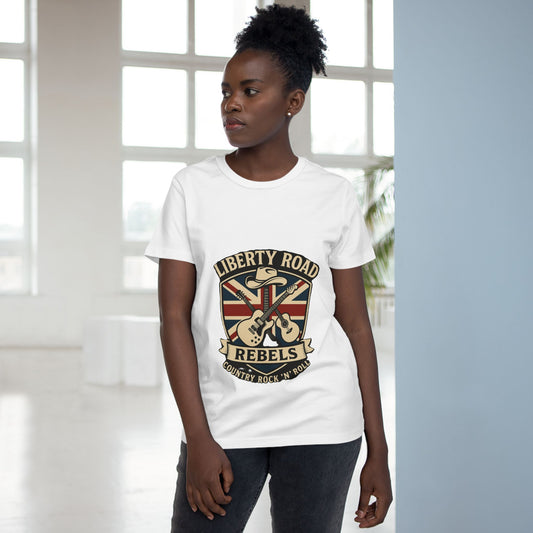 Liberty Road Rebels Britannia Rock 'n' Roll Tee Women's Graphic T-Shirt