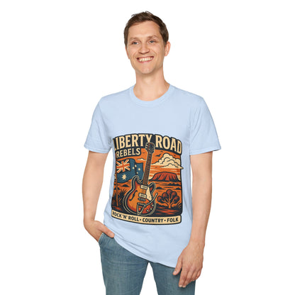 Liberty Road Rebels Australiana T-Shirt Unisex Graphic Tee