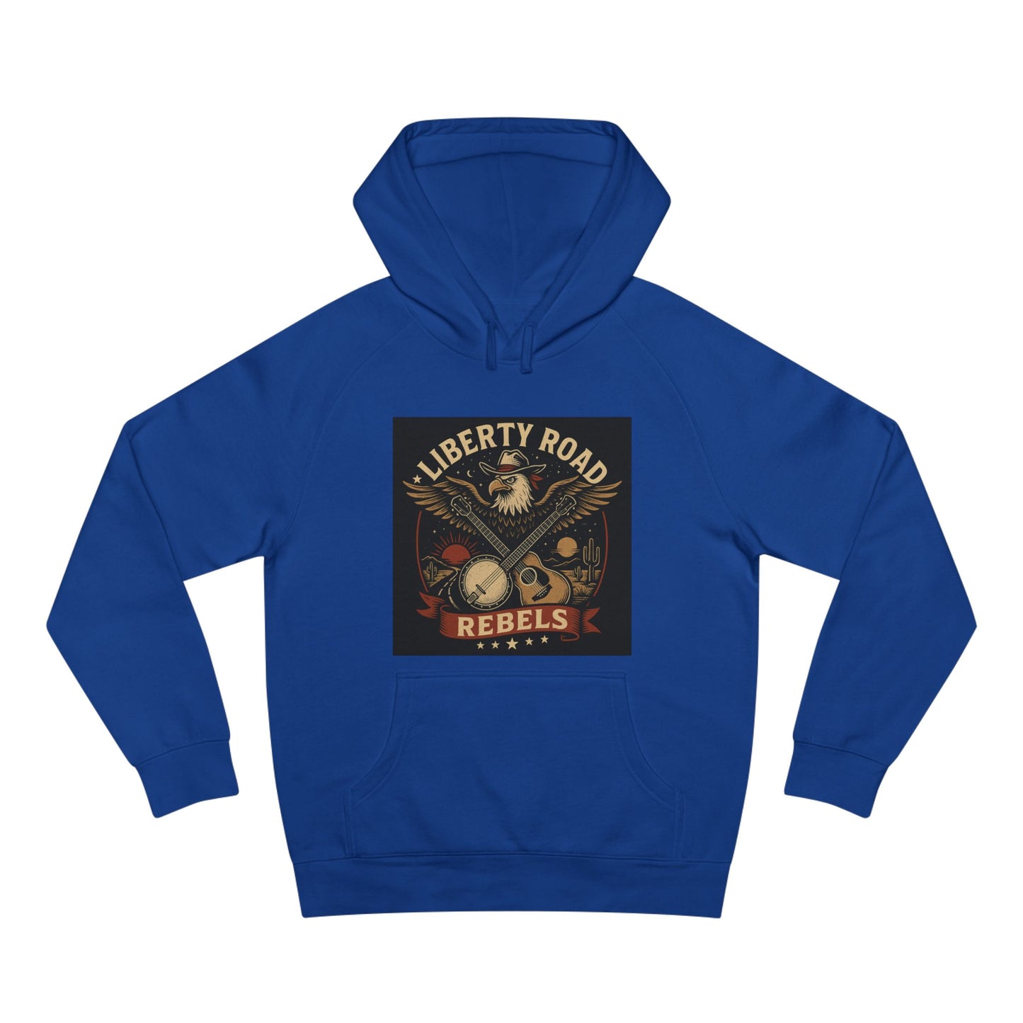 Liberty Road Rebels Vintage Americana Style Hoodie Unisex Sweatshirt