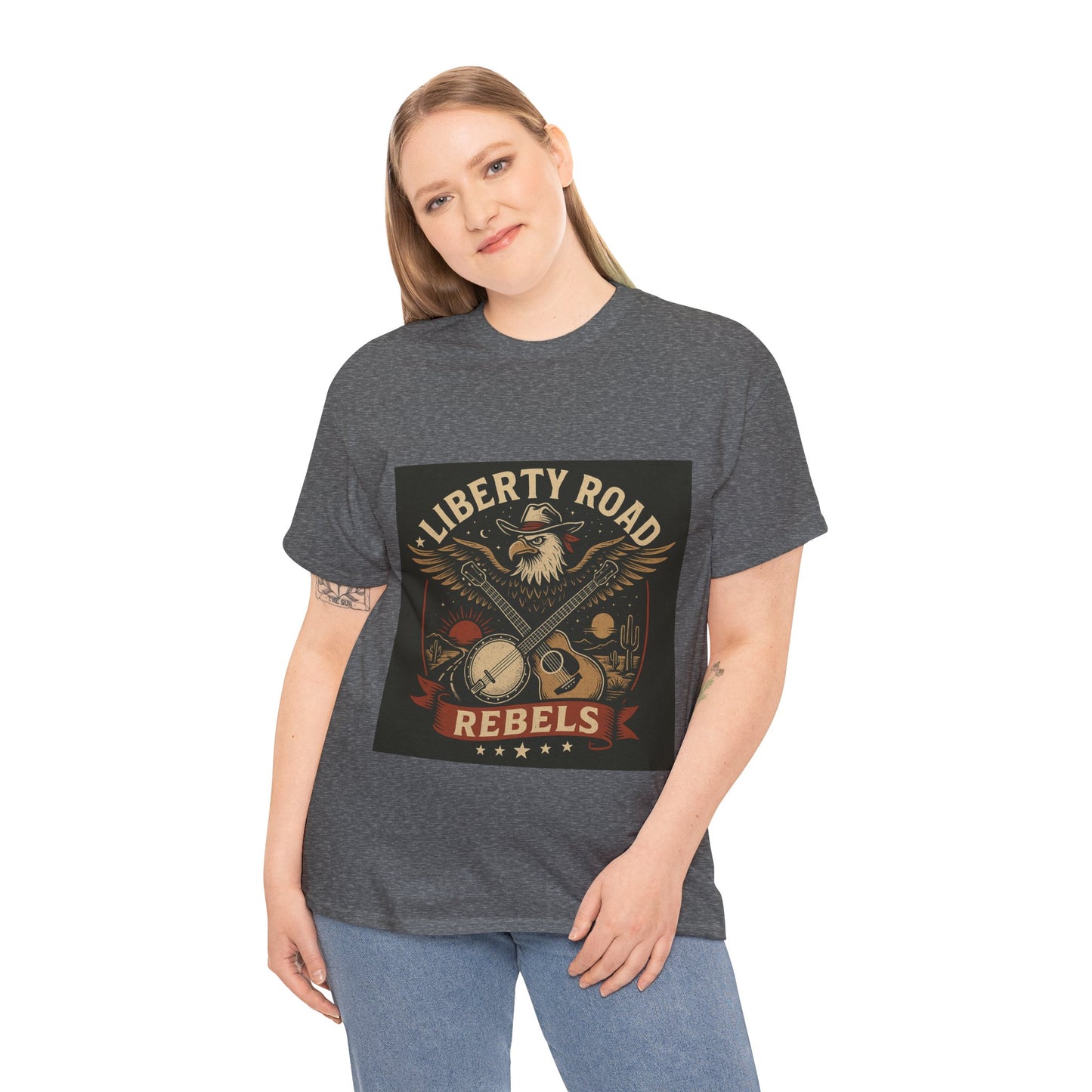 Liberty Road Rebels Vintage Americana Style Tee Unisex T-Shirt