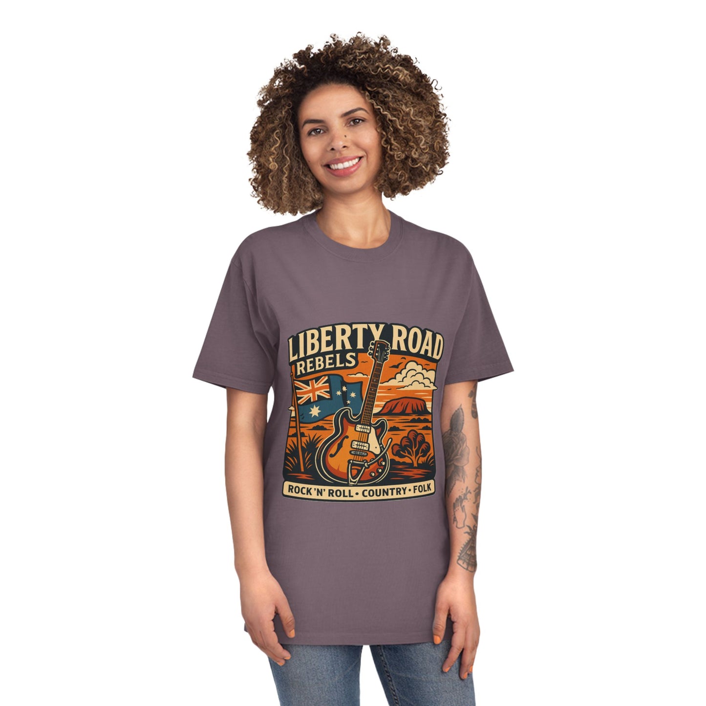 Liberty Road Rebels Australiana Unisex Tee T-Shirt