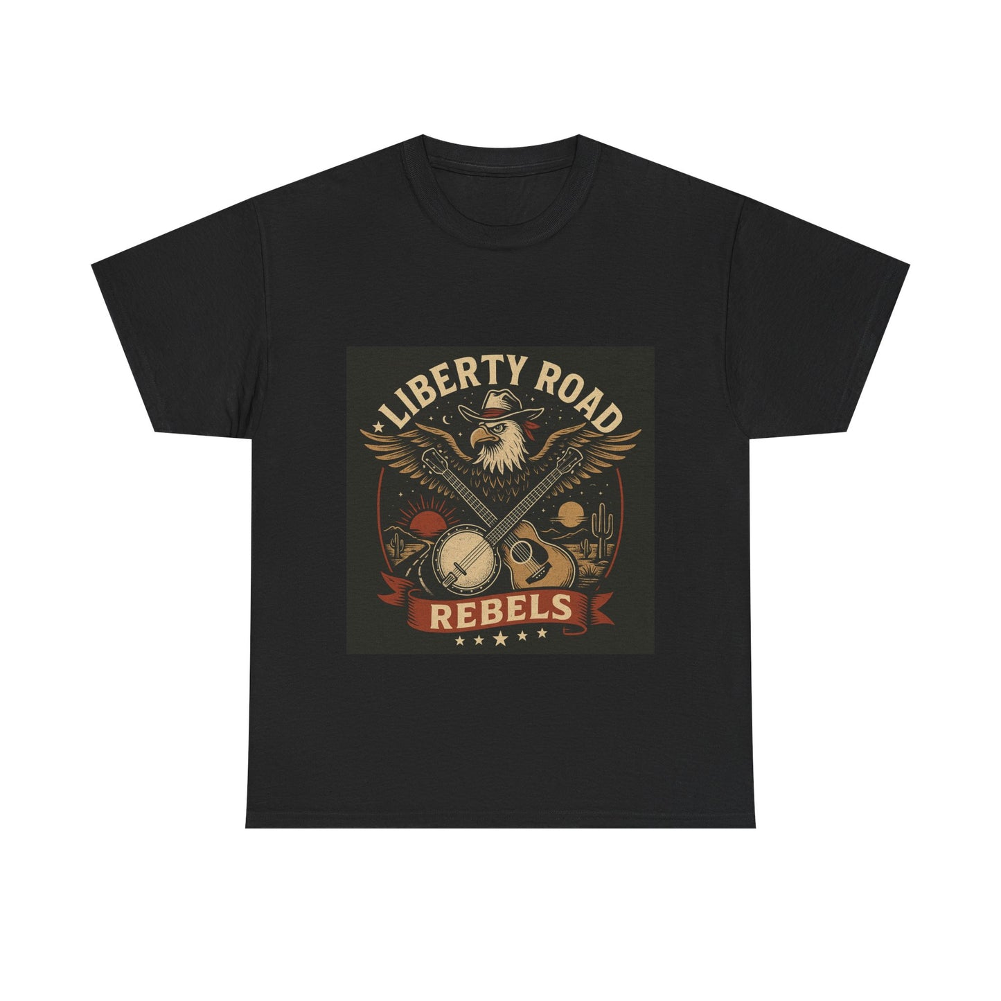 Liberty Road Rebels Vintage Americana Style Tee Unisex T-Shirt